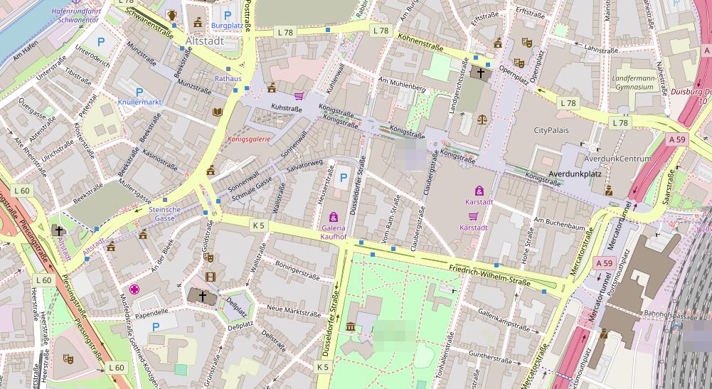 Bild zur Frage: Um welche Stadt handelt es sich bei dieser Karte?